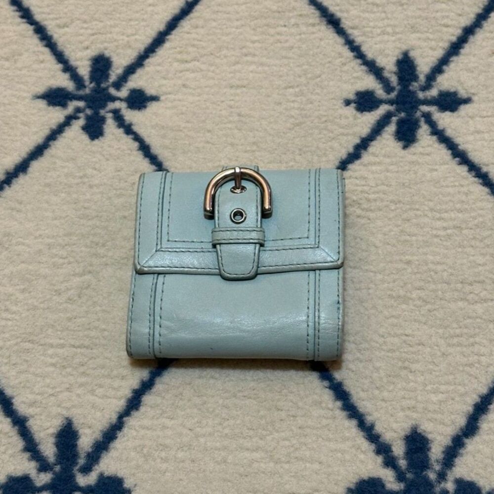 Coach Y2K Soho Buckle Flap Bifold Wallet - Mint